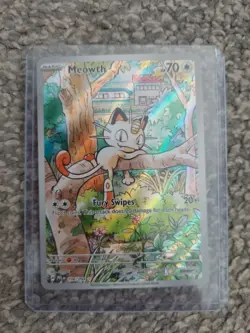 Meowth 106/094 Mega Evolution Phantasmal Flames English Pokemon Card TCG IR - Image 1