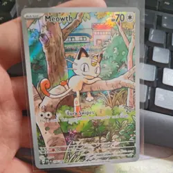 Pokemon Card Meowth Illustration Rare 106/094 Mint Condition English - Image 1