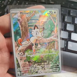 Pokemon Card Meowth Illustration Rare 106/094 Mint Condition English - Image 2