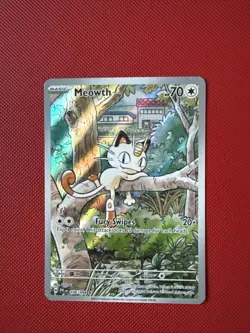Pokemon Meowth 106/094 Phantasmal Flames Near Mint Condition Card Packed Fresh - Image 1