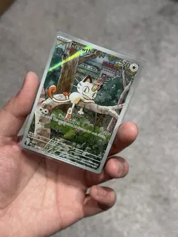 Pokemon TCG Meowth 106/094 Phantasmal Flames Near Mint Condition Card - Image 1