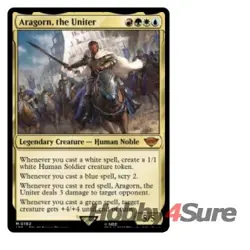 Aragorn, The Uniter M/NM Magic: The Gathering MTG The Lord Of The Rings - Image 1