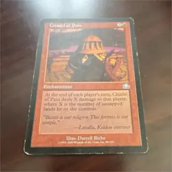 Magic: The Gathering Citadel of Pain Enchantment 2000 Red Regular - Image 1