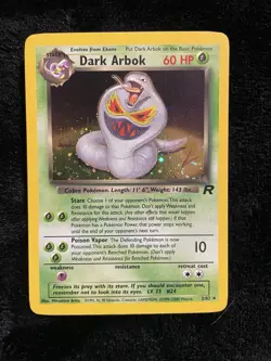 Pokemon TCG Dark Arbok Team Rocket Holo Rare 2/82 PSA 7 Unlimited English - Image 1