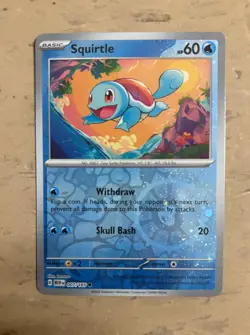 Pokemon Cosmos Holo Squirtle 007/165 MEW EN 151 Promo Costco Exclusive - Image 1