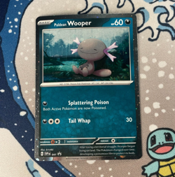 Paldean Wooper SVP041 Black Star Promo Holo Scarlet & Violet Pokemon Card NM/LP - Image 1