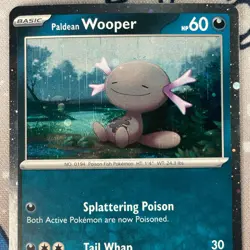 Paldean Wooper SVP041 Black Star Promo Holo Scarlet & Violet Pokemon Card NM/LP - Image 2