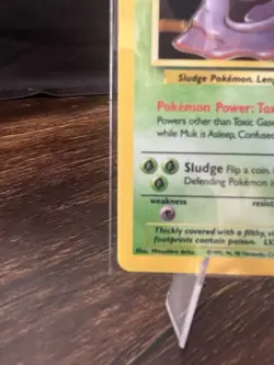 Pokemon Muk Fossil Holo Rare Unlimited 13/62 1999 70 HP English - Image 5