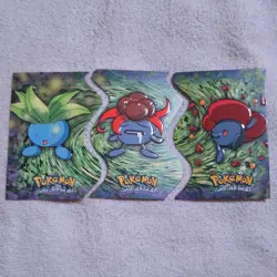2000 TOPPS Vileplume Gloom Pokemon TV Animation D/C Die Cut Embossed #EV6 #EV5 - Image 1