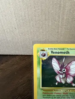 Pokemon Venomoth Jungle Holo Rare Unlimited 13/64 1999 70 HP English - Image 2