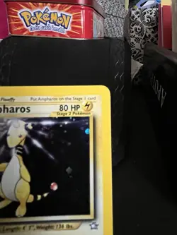 Pokemon Ampharos Neo Genesis Holo Rare Unlimited 17/111 2000 80 HP English - Image 3