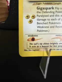 Pokemon Ampharos Neo Genesis Holo Rare Unlimited 17/111 2000 80 HP English - Image 5