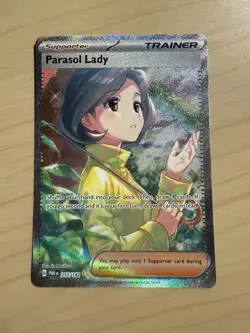 Pokemon TCG Parasol Lady Trainer 255/182 - Image 2