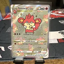 Simisear VSTAR GG37/GG70 Crown Zenith: Galarian Gallery Pokemon TCG - Image 1