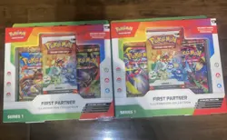 Pokemon First Partner Illustration Collection Series 1 Box Lot of 2 Promo SEALED - Image 1