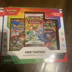 Pokemon First Partner Illustration Collection Series 1 Box Lot of 2 Promo SEALED - Image 3