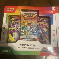 Pokemon First Partner Illustration Collection Series 1 Box Lot of 2 Promo SEALED - Image 4