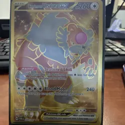 Pokemon Bloodmoon Ursaluna EX 222/167 Twilight Masquerade Secret Rare Holo EN 2… - Image 1