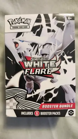 Pokemon TCG Scarlet & Violet White Flare Booster Bundle Box Reshiram English 20… - Image 1
