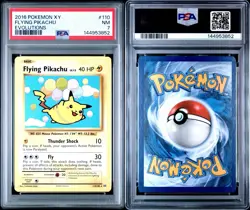 2016 Pokemon XY Evolutions Surfing Pikachu #111 PSA 7 NM - Image 3