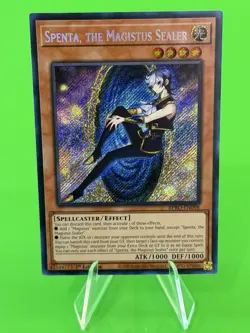Yu-Gi-Oh Burst Protocol Spenta, The Magistus Sealer Secret Rare BPRO-EN098 NM!!! - Image 1