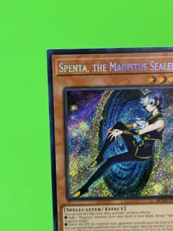 Yu-Gi-Oh Burst Protocol Spenta, The Magistus Sealer Secret Rare BPRO-EN098 NM!!! - Image 4