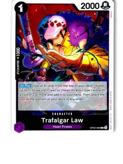 Trafalgar Law (069) OP09-069 Rare Emperors in the New World One Piece Foil LP - Image 1