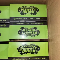 X7 Pokemon TCG Perfect Order Pokemon Center Elite Trainer Box ETB 🔥 SEALED ✅ - Image 2