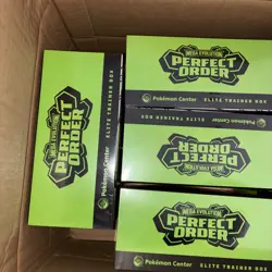 X7 Pokemon TCG Perfect Order Pokemon Center Elite Trainer Box ETB 🔥 SEALED ✅ - Image 4