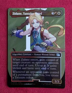 MTG Final Fantasy Three Surge Foil Cards Zidane and Prompto - Image 1