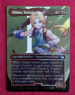 MTG Final Fantasy Three Surge Foil Cards Zidane and Prompto - Image 3