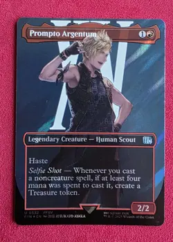 MTG Final Fantasy Three Surge Foil Cards Zidane and Prompto - Image 5