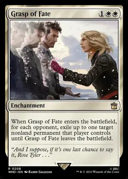 Grasp of Fate NM Doctor Who MTG Magic The Gathering White English Card - Image 1