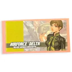 Sony PlayStation 2 PS2 Airforce Delta Blue Wing Knights Memory Card Sticker - Image 1