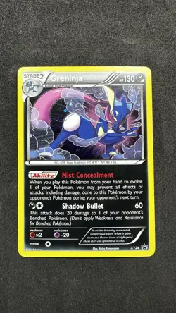 Pokemon TCG Greninja XY XY24 Holo Promo Card LP To MP Condition - Image 1