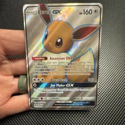 Pokemon Eevee GX Holo Promo Card SM229 Basic Beast 160 HP 100 Attack - Image 1