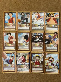 one piece carddass hyper battle 12sets 2000 2001 2002 anime card - Image 1