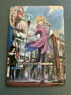 Gundam Card Game - A Show Of Resolve (U+) - Newtype Rising (GD01-100) NM - Image 1