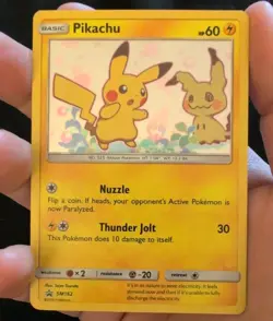 Pokemon 2019 Pikachu SM162 Sun & Moon Black Star Promo Holo Card TCG - Image 1