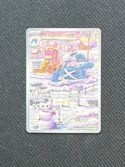 Pokemon TCG Metagross 178/162 Temporal Forces Holo Card Illustration Rare - Image 1