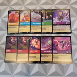 Lorcana Shimmering Skies Trove - 820 Cards Bulk, Some Rares, Dividers - Image 1