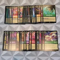 Lorcana Shimmering Skies Trove - 820 Cards Bulk, Some Rares, Dividers - Image 2