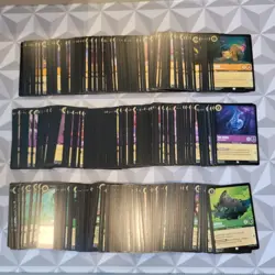 Lorcana Shimmering Skies Trove - 820 Cards Bulk, Some Rares, Dividers - Image 3