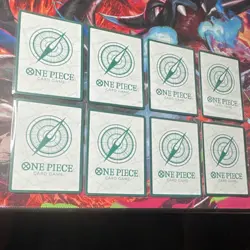 Bandai One Piece CCG 8 Card Lot Roger Nami Choper Mihawk etc Regular English - Image 4