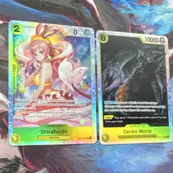 One Piece CCG Foil 11Card Lot SR Shanks Bonney Carrot Moria Shirahoshi Eng - Image 4