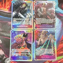 One Piece CCG Foil 11Card Lot SR Shanks Bonney Carrot Moria Shirahoshi Eng - Image 5