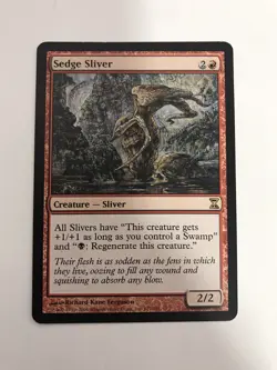 Sedge Sliver MTG Magic the Gathering Card LP Lightly Played Time Spiral - Image 1