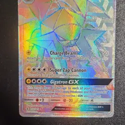 Pokemon Vikavolt GX Secret Rare Full Art 152/145 240 HP Holo SM-Guardians Rising - Image 3