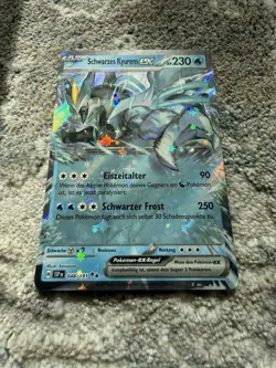 Pokemon Schwarzes Kyurem EX Sturmische Funken 048/191 - Image 1