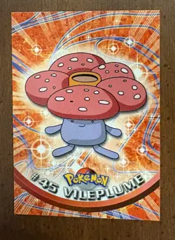 Vileplume #45 Topps Blue Label TV Animation Edition Non Holo Pokemon 1999 NM - Image 1